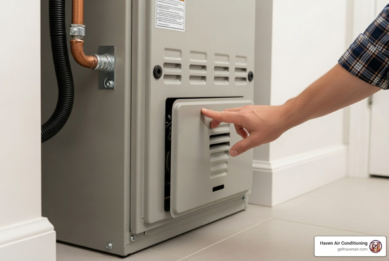 Infographic showing the top 5 signs of a heating emergency: no heat at all, loud banging or grinding noises, smell of gas or burning, yellow pilot light instead of blue, and cold air blowing from vents - emergency heating repair in laguna hills, ca Infographic showing the top 5 signs of a heating emergency: no heat at all, loud banging or grinding noises, smell of gas or burning, yellow pilot light instead of blue, and cold air blowing from vents - emergency heating repair in laguna hills, ca