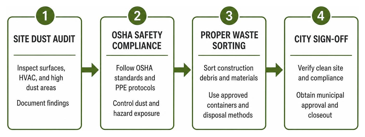 Commercial safety and compliance verification process Commercial safety and compliance verification process