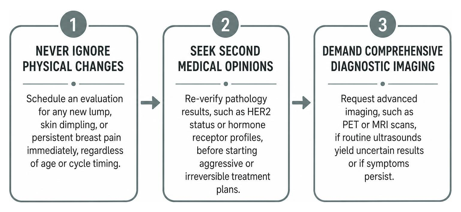 Key steps for patient self-advocacy in breast health