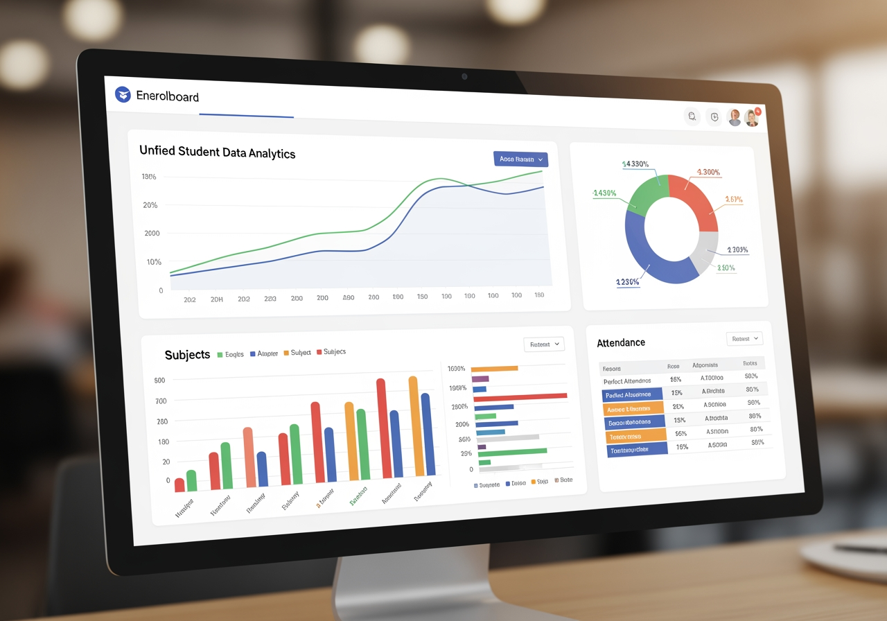 The Foundation of the Modern Campus: Understanding SIS Integration dashboard showing unified student data for analytics - student information system integration
