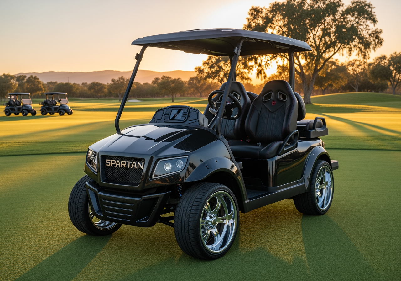 Introduction: Transform Your Club Car DS High-gloss finish on a body panel showing its reflective quality - club car spartan body