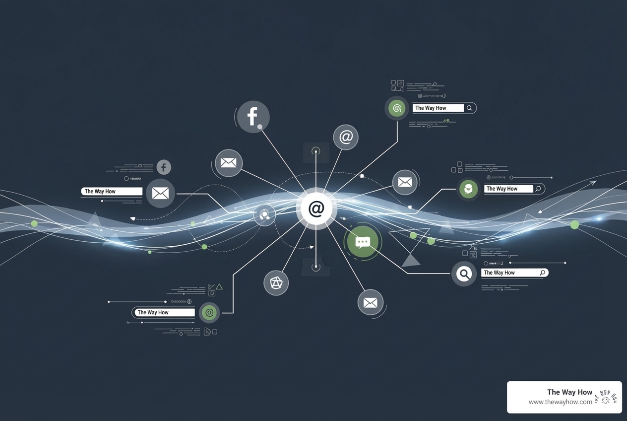 Multi-channel dashboard showing orchestrated touchpoints for a lead generation campaign - outbound lead generation