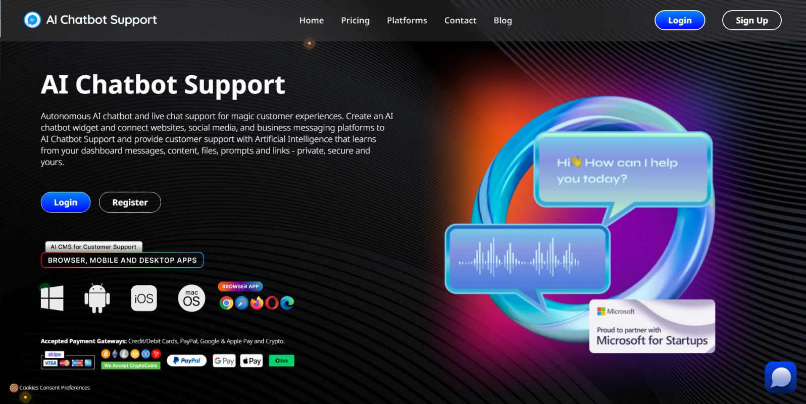 AI Chatbot Support