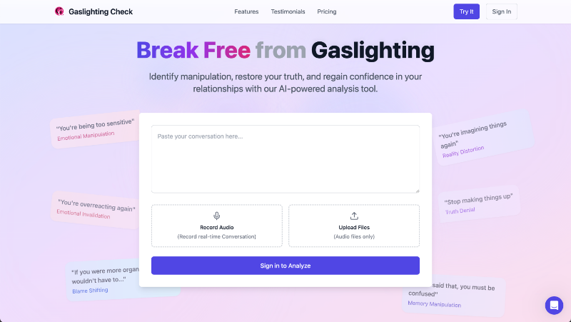 Gaslighting Check