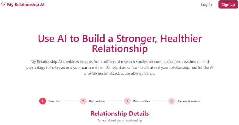 My Relationship AI preview