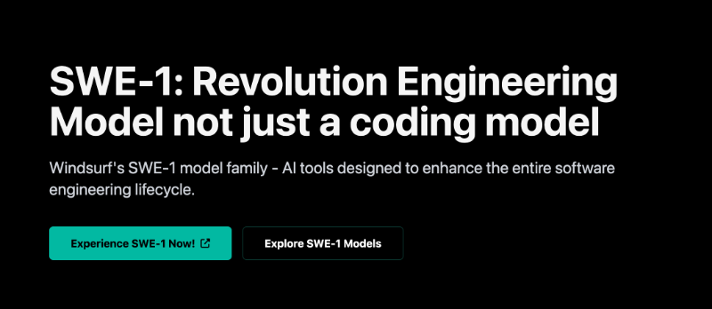 SWE-1 ai coding model preview
