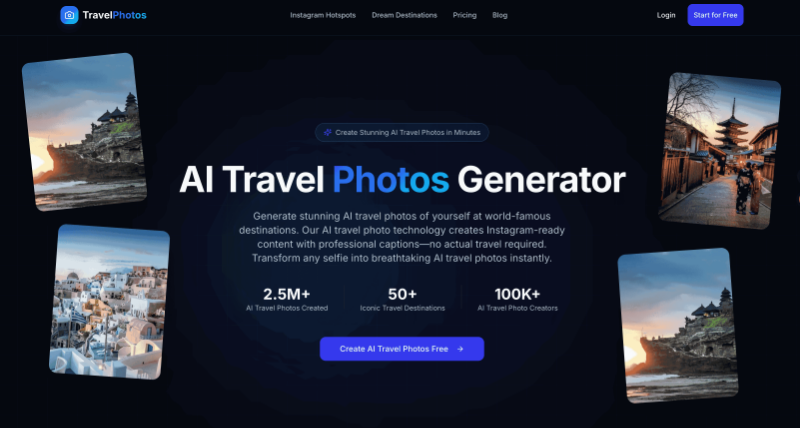 TravelPhotos AI