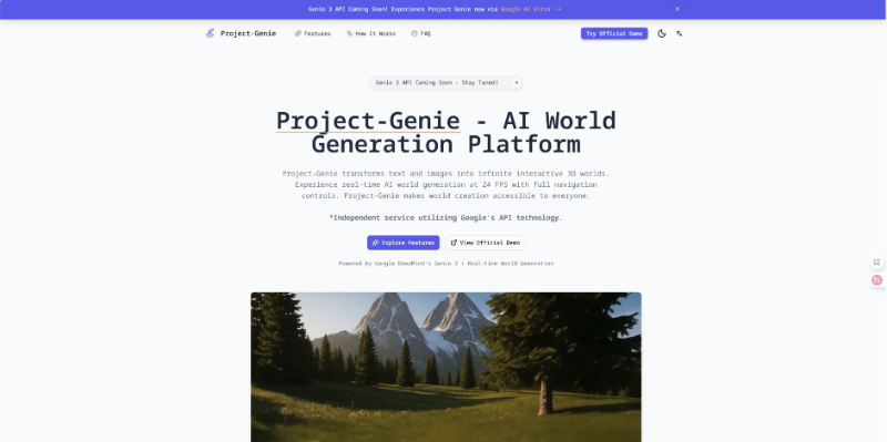 Project Genie-AI World Generator