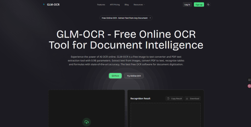 GLM-OCR Free Online OCR Tool preview