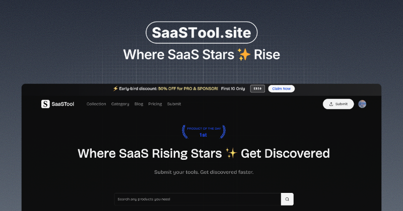 SaaSTool - Rising Star SaaS Hub preview