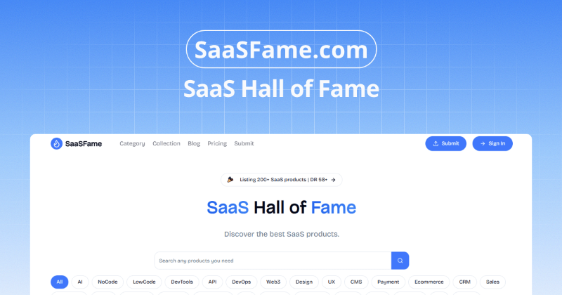 SaaSFame preview
