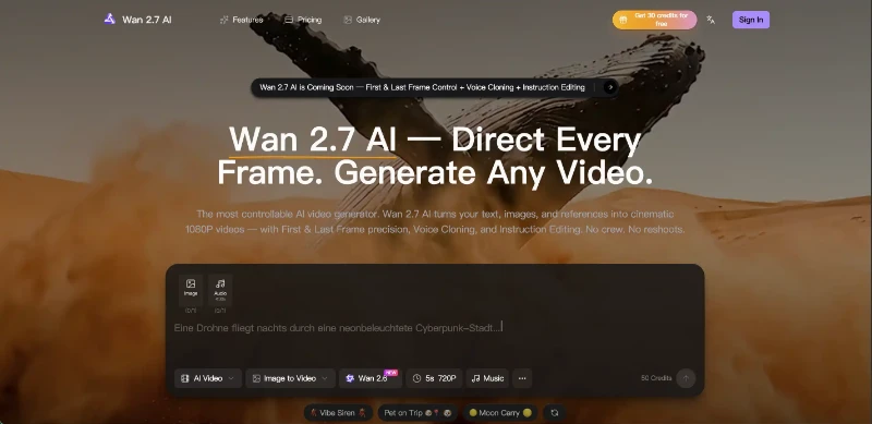 Wan 2.7 AI Video preview