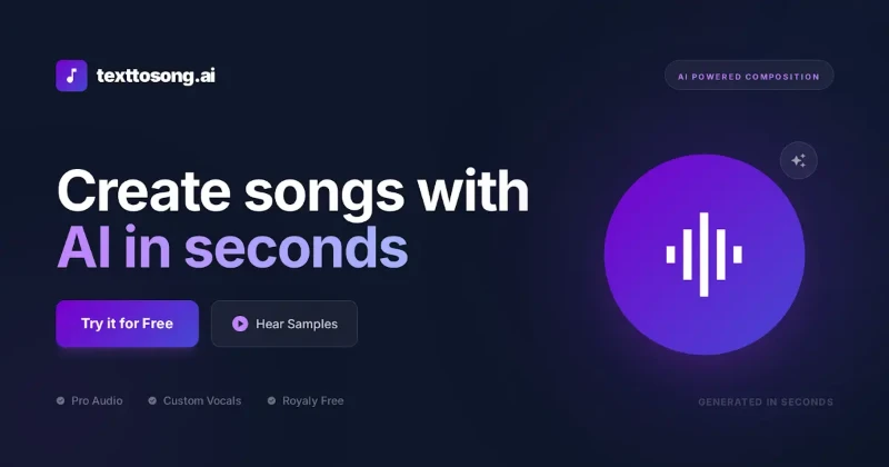 Text to Song AI preview