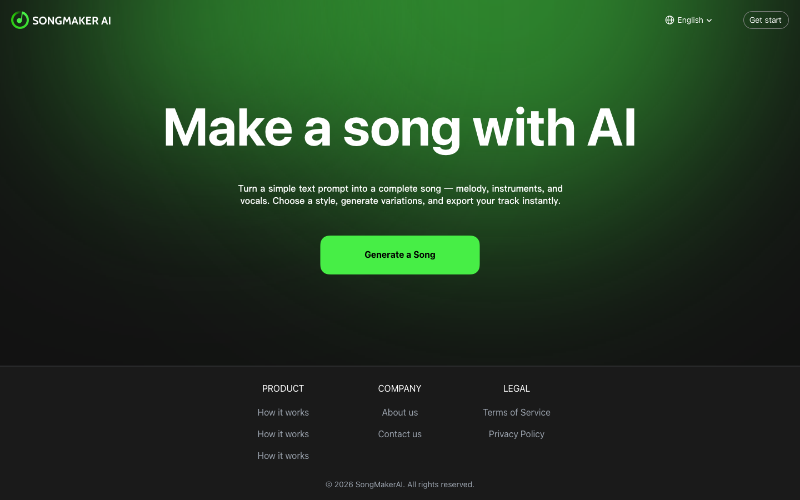 SongMaker-AI Music Generator preview