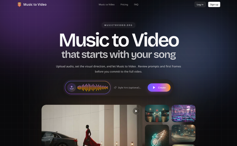Music to Video preview