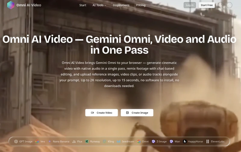 Gemini Omni AI Video Generator preview