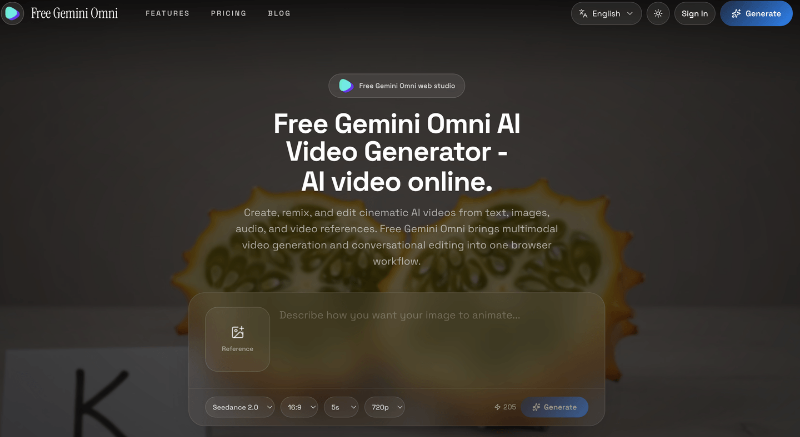 Free Gemini Omni preview