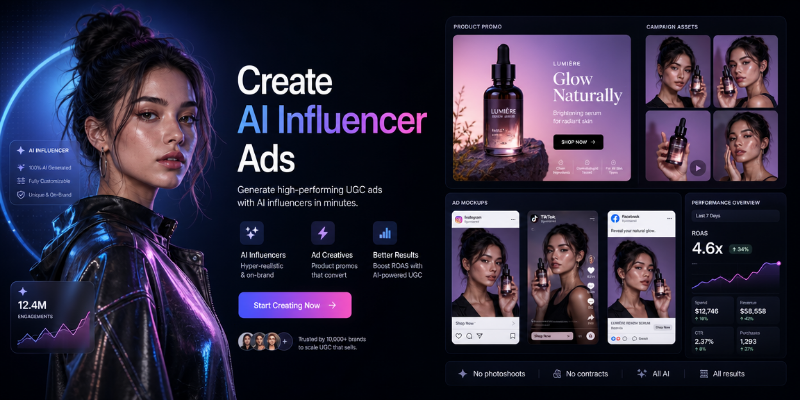 AI Influencer Studio preview
