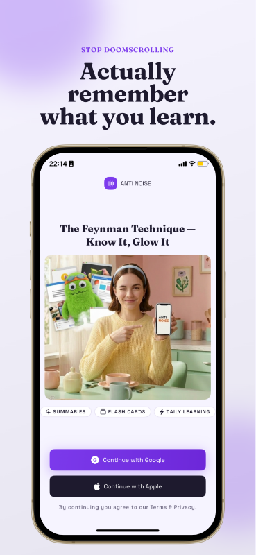 Anti Noise Feynman: AI Study preview
