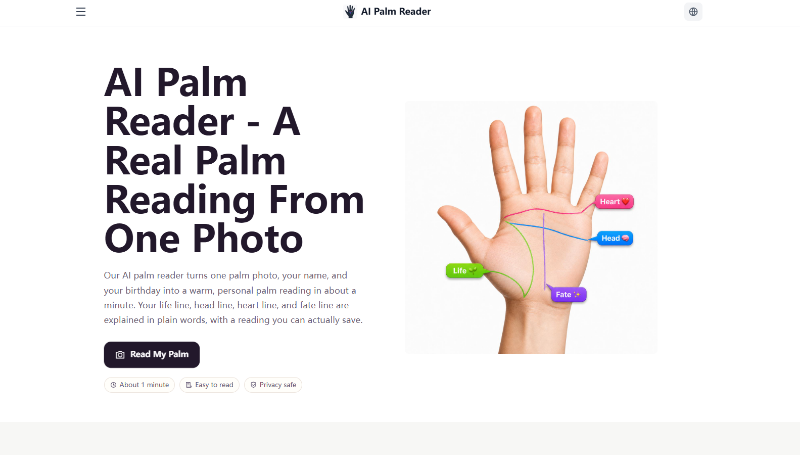 AI Palm Reader preview
