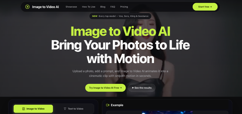 ImagetoVideo AI preview