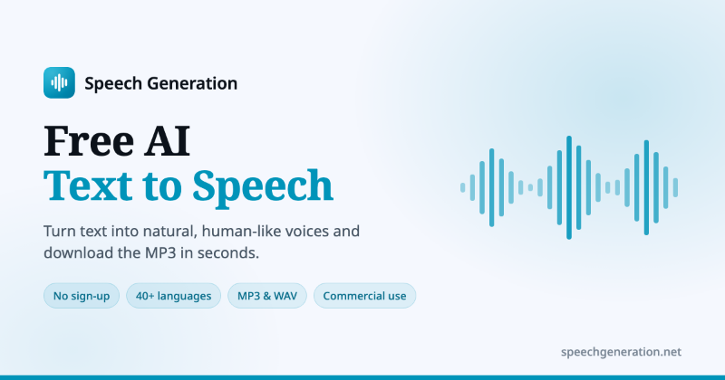 Speech Generation preview