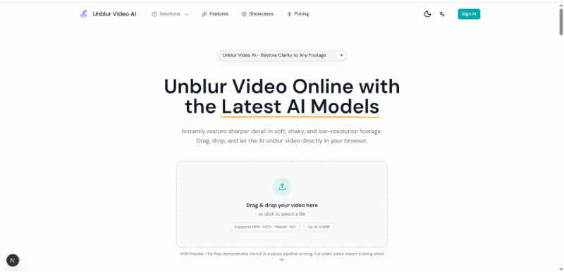 Unblur Video AI preview
