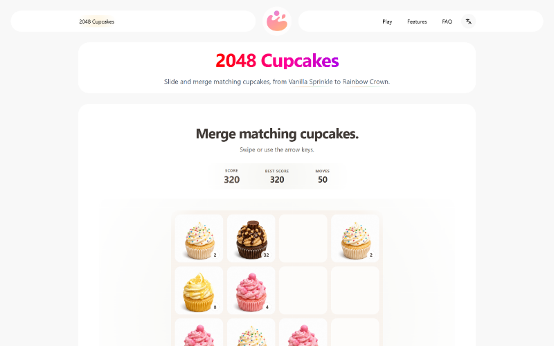 2048 Cupcakes preview