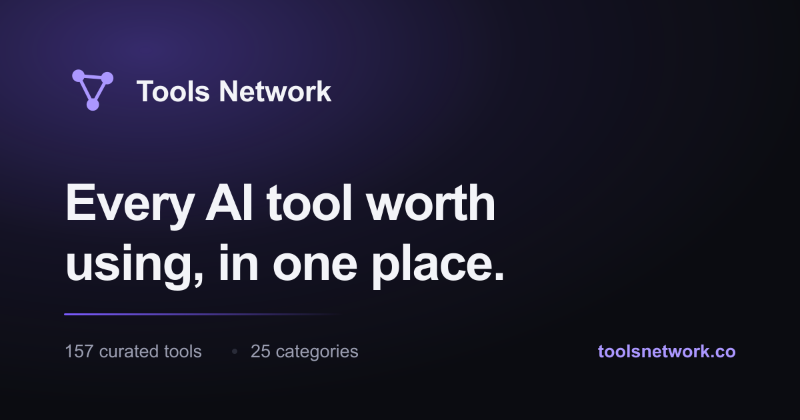 Tools Network preview