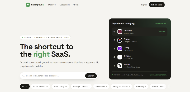 saasgrow.ai preview