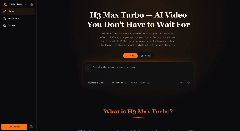 H3 Max Turbo preview