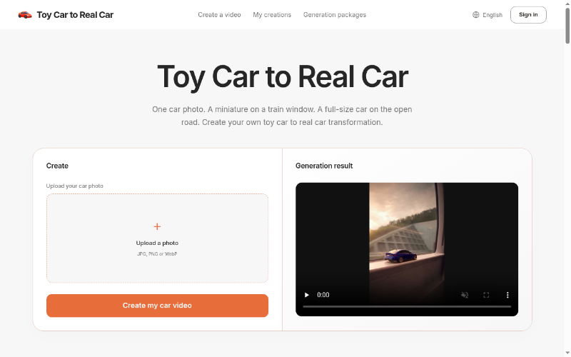 AI Car Video preview