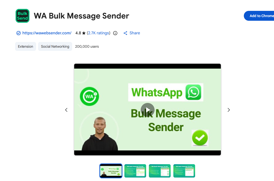 WhatsApp Web Sender