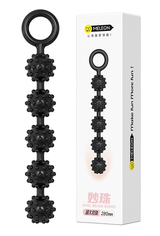 MELEON Magic Anal Beads у комплекті з білою роздрібною упаковкою