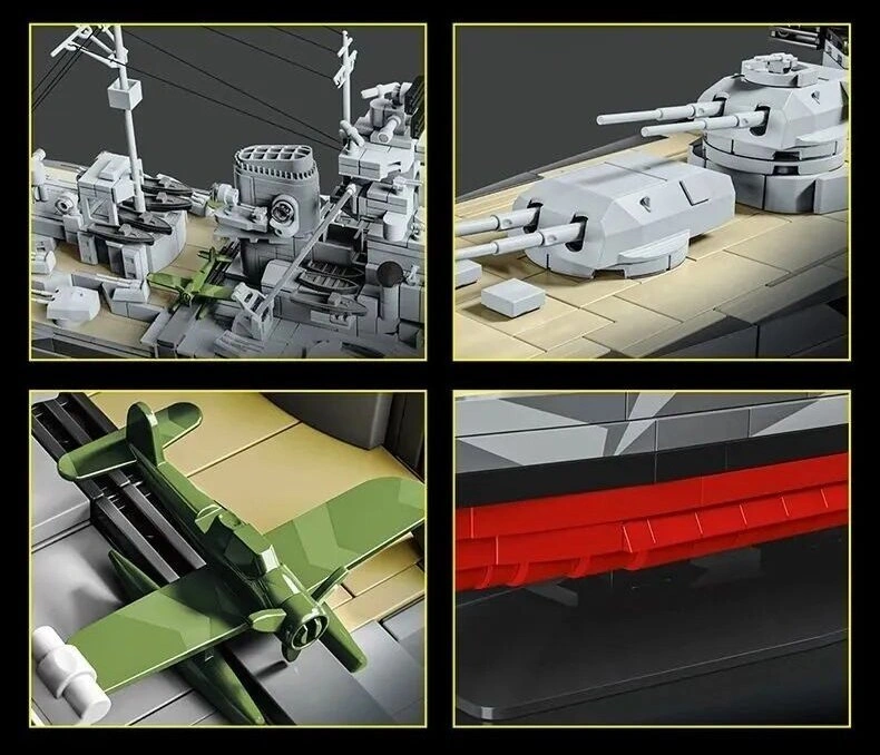 Надбудова та щогли моделі Tirpitz