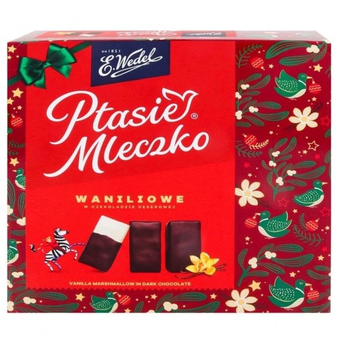 E. Wedel Ptasie Mleczko у різдвяному оформленні