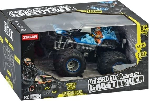 Коробка з RC-машинкою монстр трак ZEGAN, вид спереду