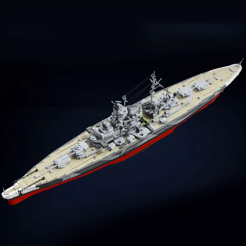 Лінкор Tirpitz, загальний вигляд моделі