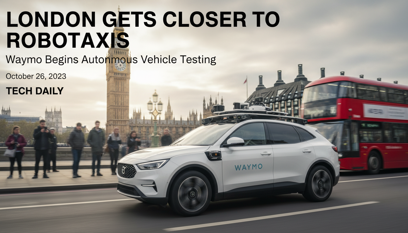 London gets closer to its first robotaxi service as Waymo begins testing