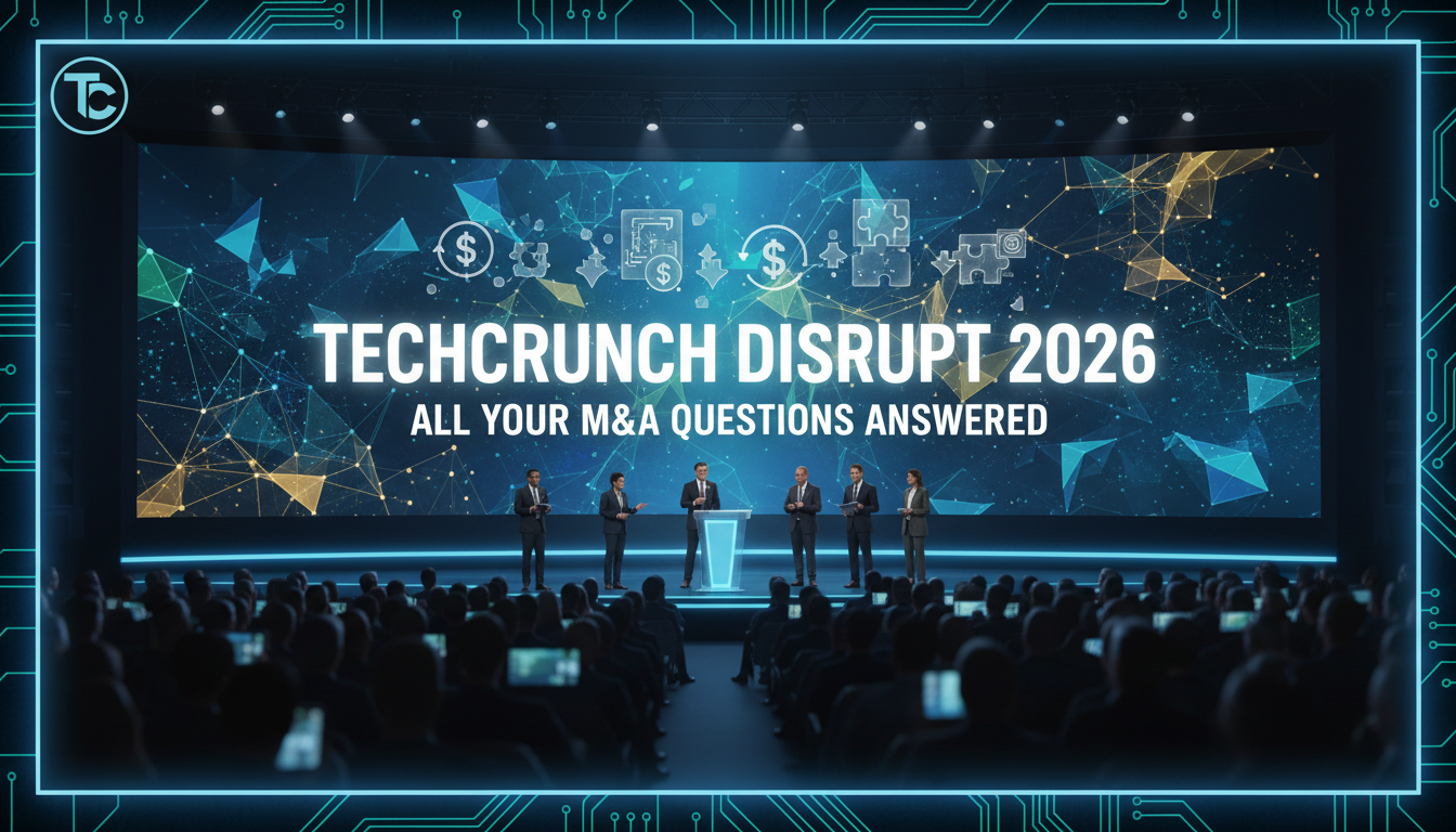 At TechCrunch Disrupt 2026, all your M&A questions will be answered