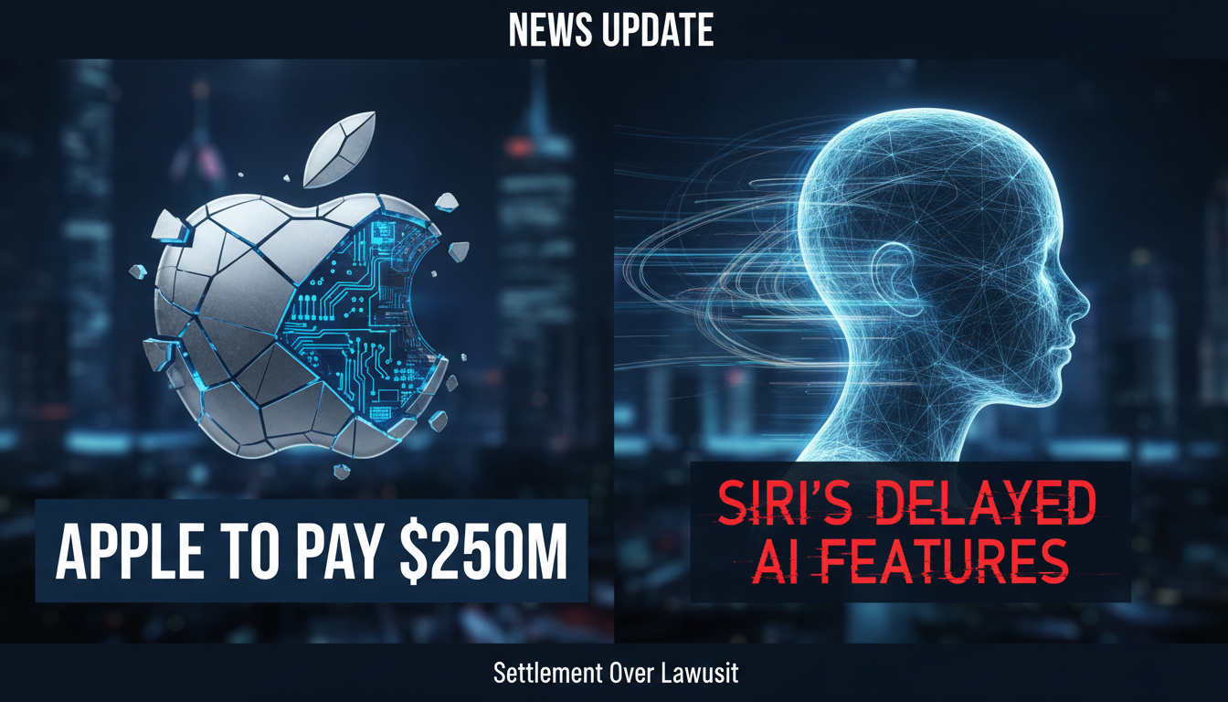 Apple to pay $250M to settle lawsuit over Siri’s delayed AI features