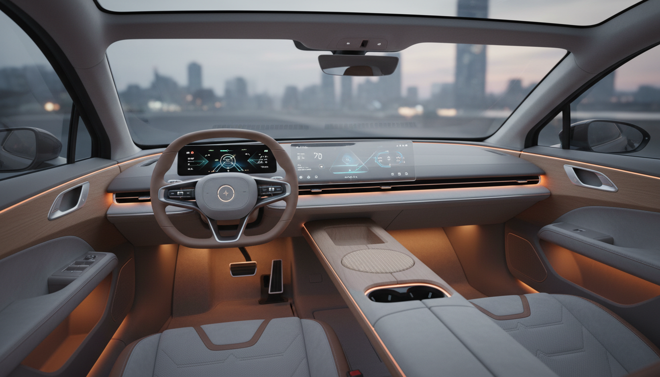 Uygun Fiyatlı Elektrikli Skoda Epiq'in Minimalist Kabin Tasarımı Görücüye Çıktı