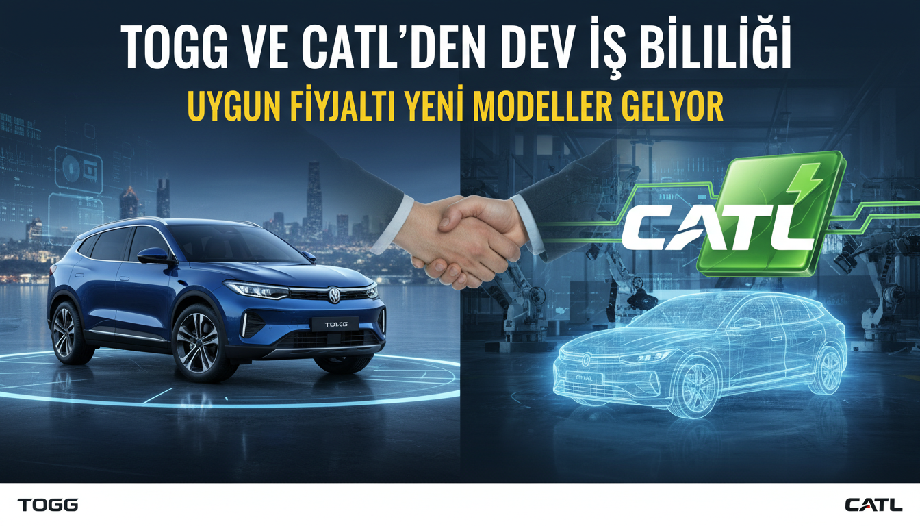 Togg ve CATL’den Dev İş Birliği: Uygun Fiyatlı Yeni Modeller Geliyor