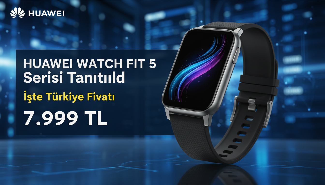 HUAWEI WATCH FIT 5 Serisi Tanıtıldı: İşte Türkiye Fiyatı