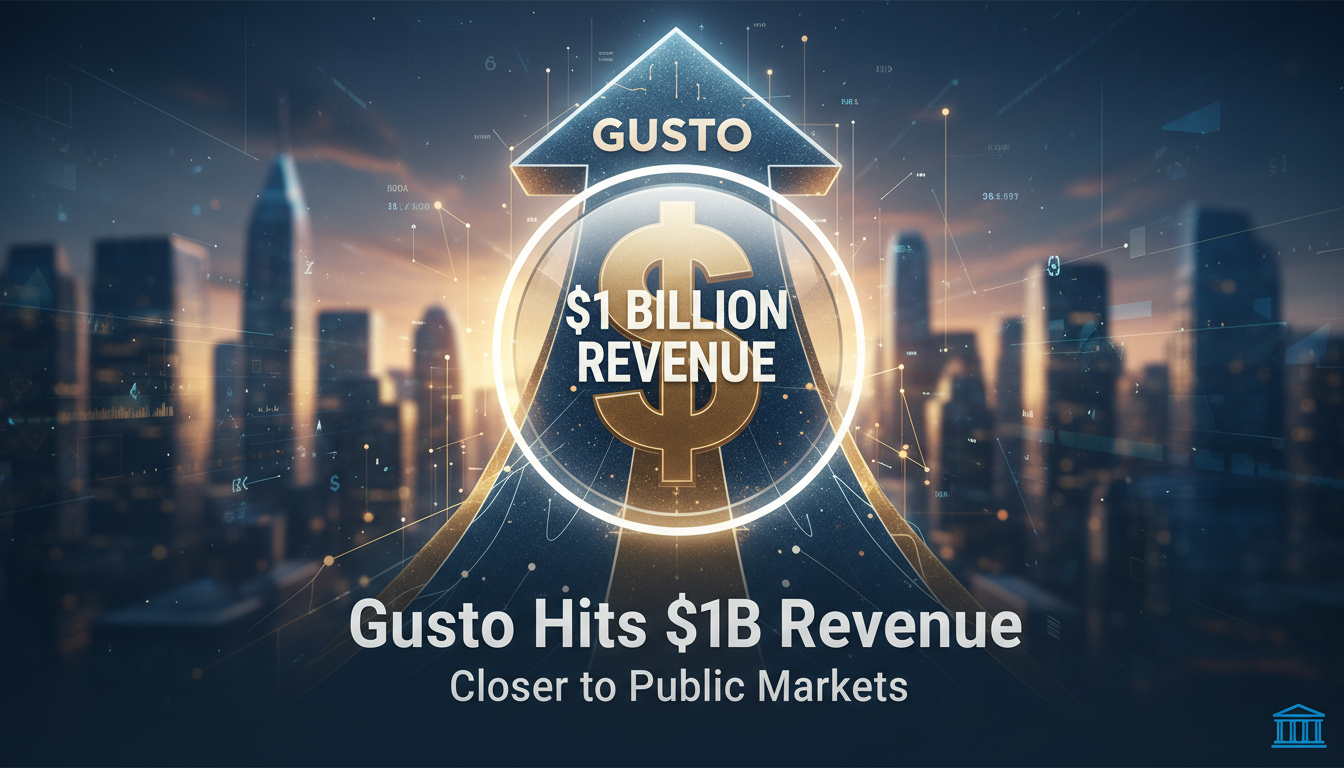 Gusto hits $1B revenue, a figure that brings it closer to public markets