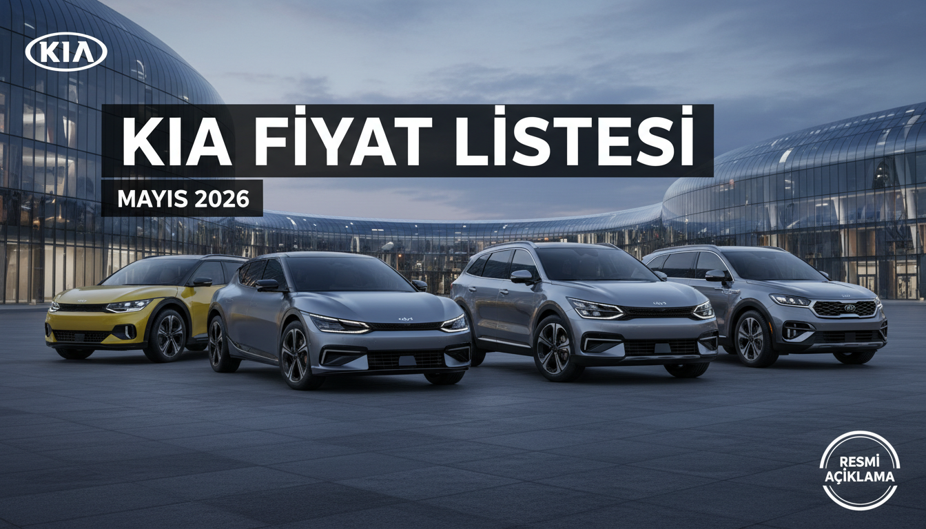 Kia Fiyat Listesi - Mayıs 2026