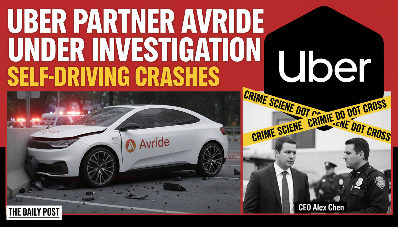 Uber partner Avride is under investigation for self-driving crashes