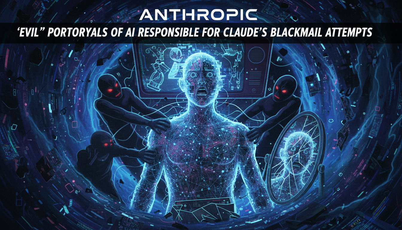 Anthropic says ‘evil’ portrayals of AI were responsible for Claude’s blackmail attempts