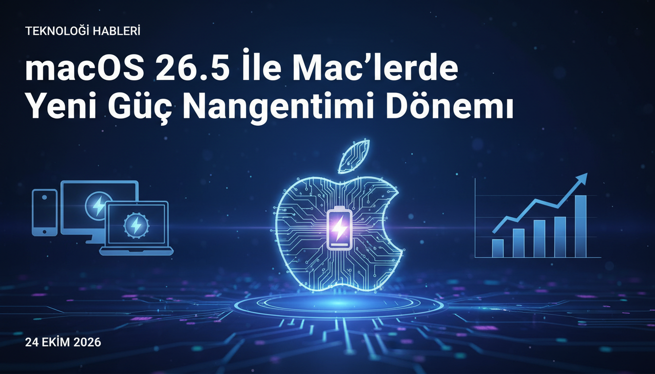macOS 26.5 ile Mac’lerde Yeni Güç Yönetimi Dönemi