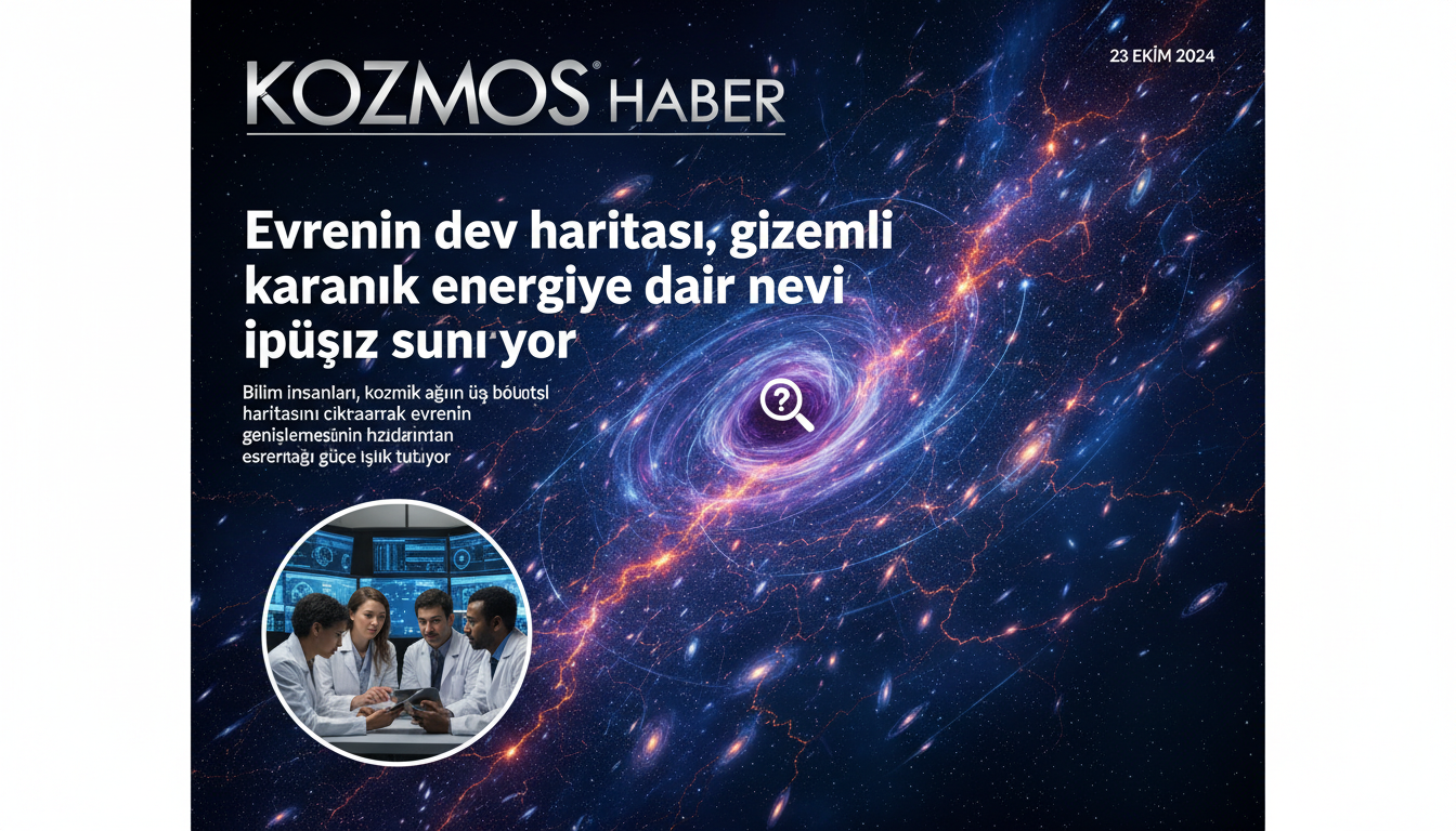 Evrenin dev haritası, gizemli karanlık enerjiye dair yeni ipuçları sunuyor